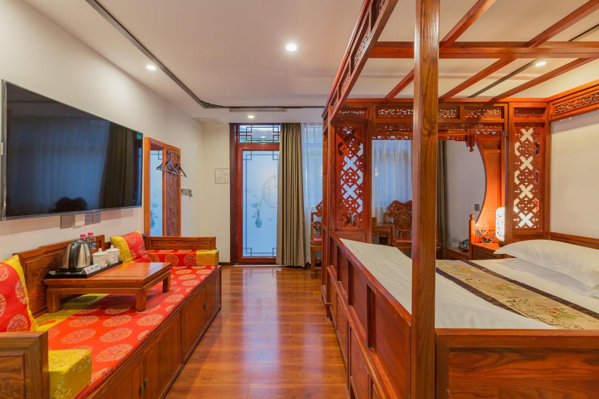 Qinfu Hotel Beijing Nanluogu Lane Houhai Exteriör bild