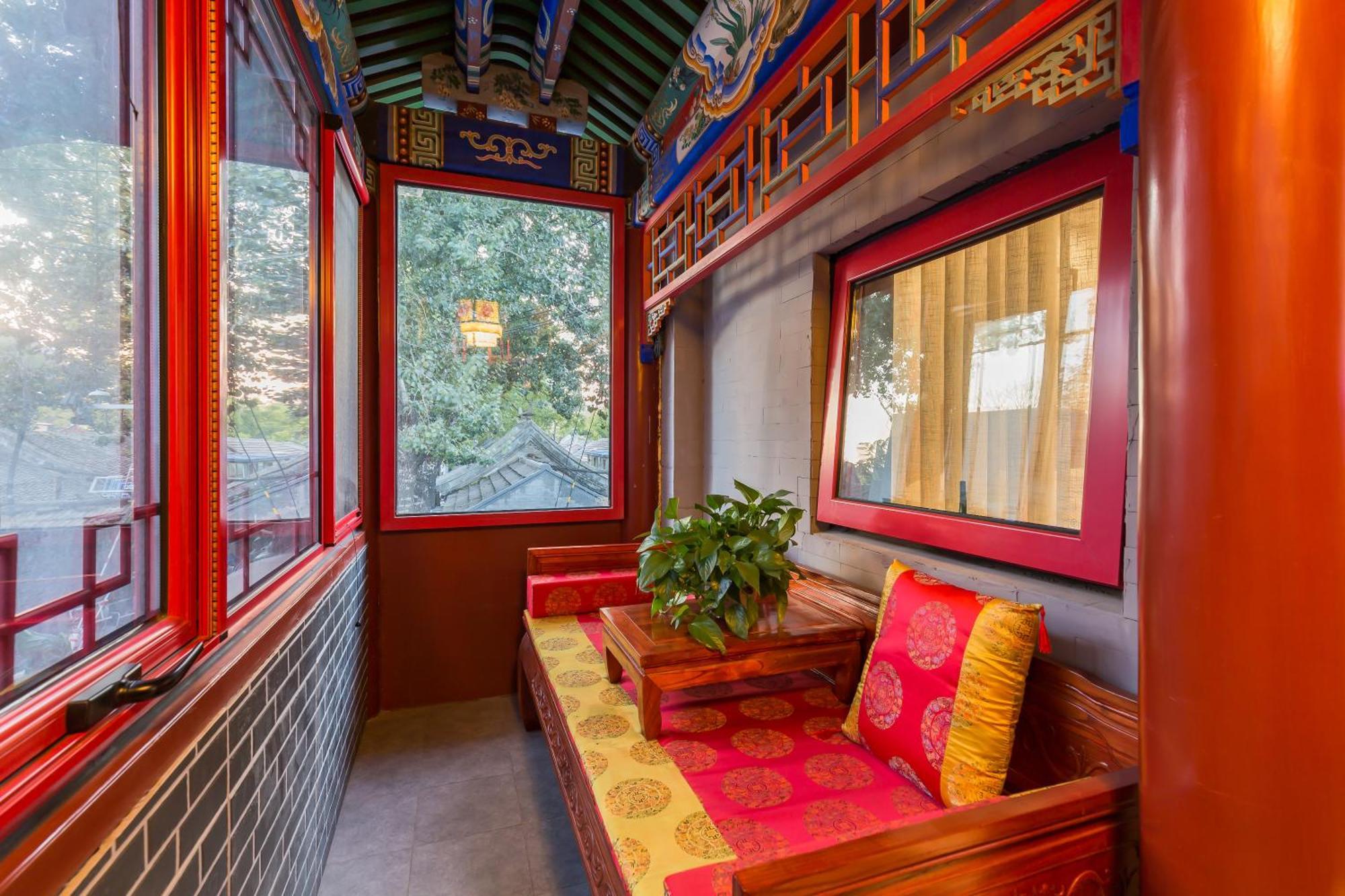 Qinfu Hotel Beijing Nanluogu Lane Houhai Exteriör bild